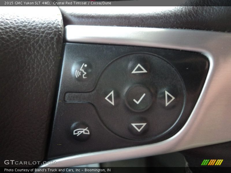Crystal Red Tintcoat / Cocoa/Dune 2015 GMC Yukon SLT 4WD