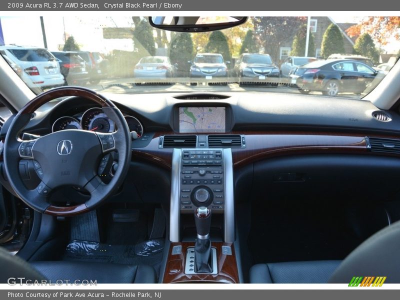 Crystal Black Pearl / Ebony 2009 Acura RL 3.7 AWD Sedan