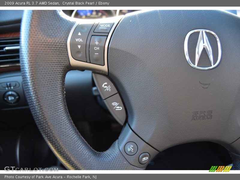 Crystal Black Pearl / Ebony 2009 Acura RL 3.7 AWD Sedan