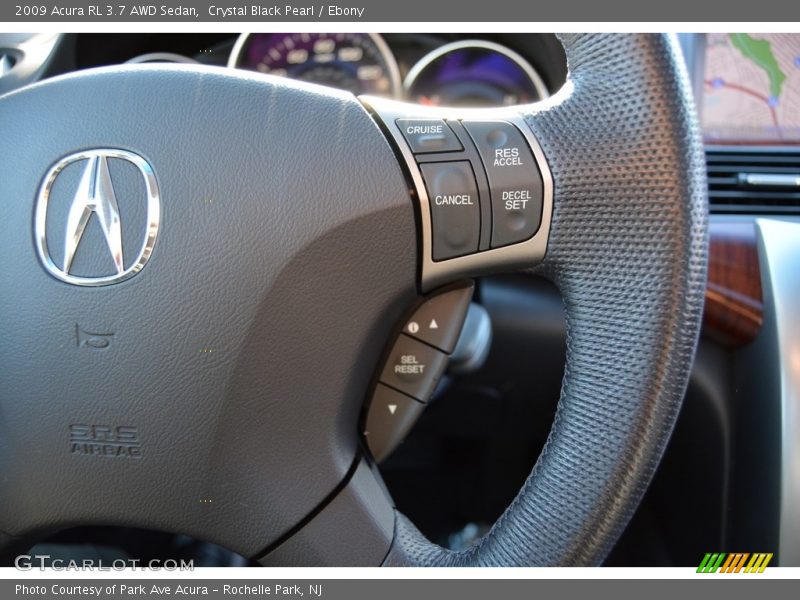 Crystal Black Pearl / Ebony 2009 Acura RL 3.7 AWD Sedan