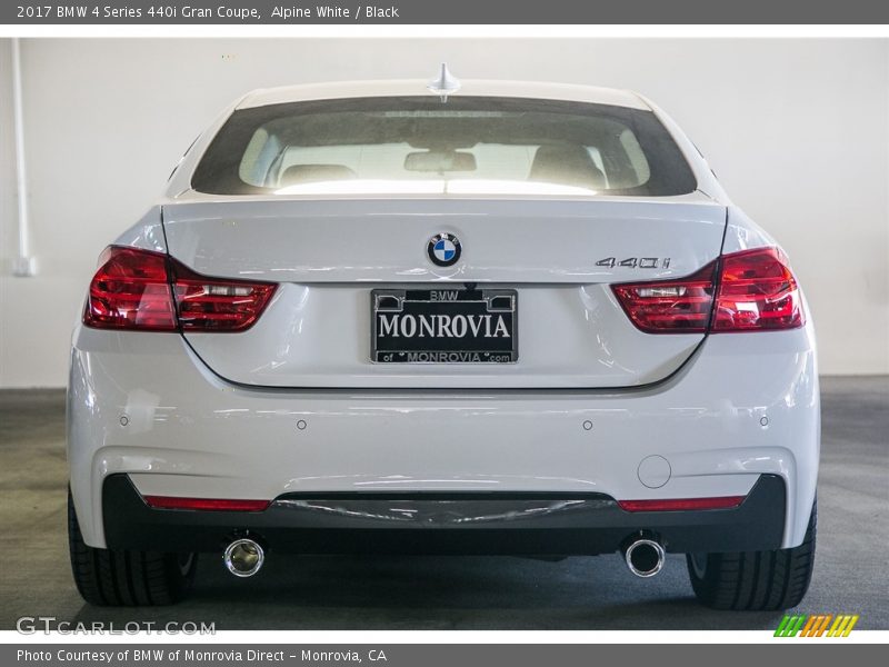 Alpine White / Black 2017 BMW 4 Series 440i Gran Coupe