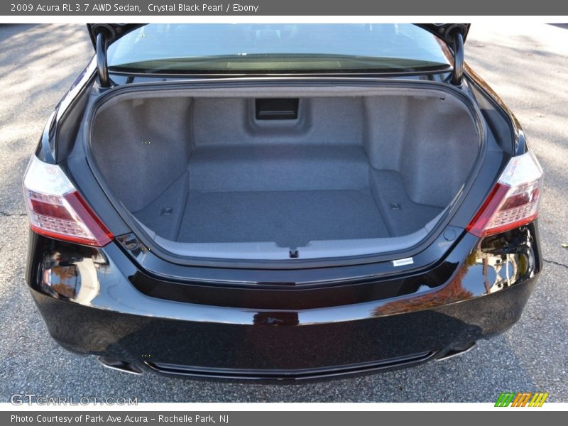 Crystal Black Pearl / Ebony 2009 Acura RL 3.7 AWD Sedan