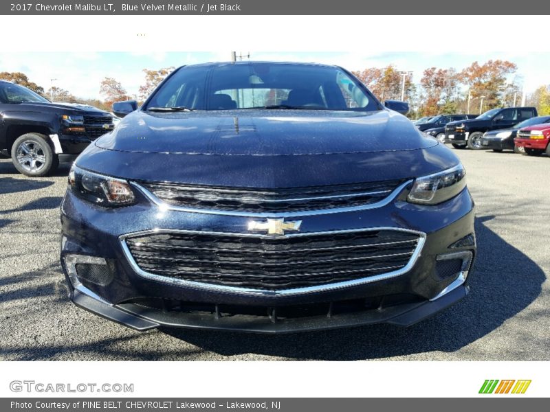 Blue Velvet Metallic / Jet Black 2017 Chevrolet Malibu LT