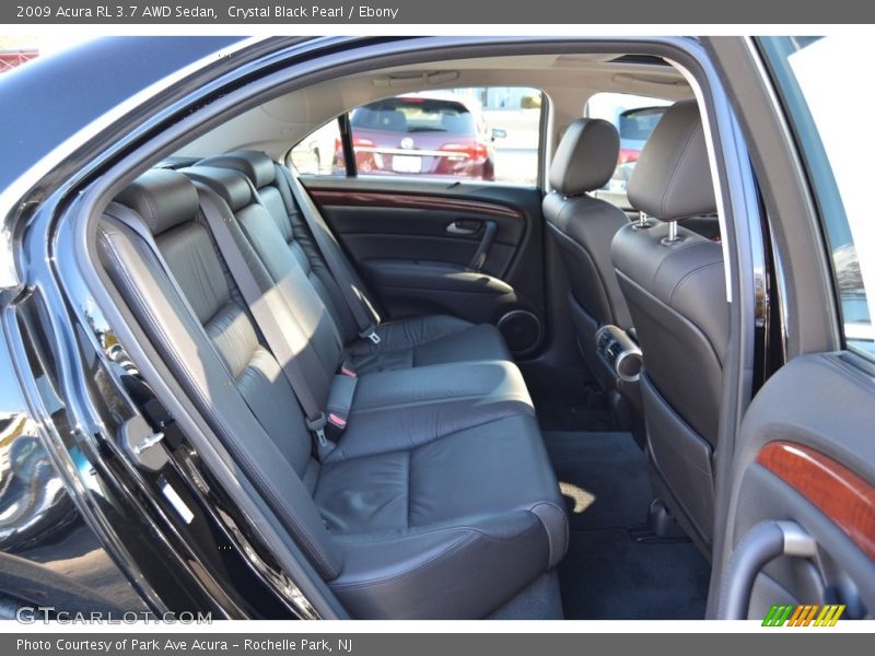 Crystal Black Pearl / Ebony 2009 Acura RL 3.7 AWD Sedan