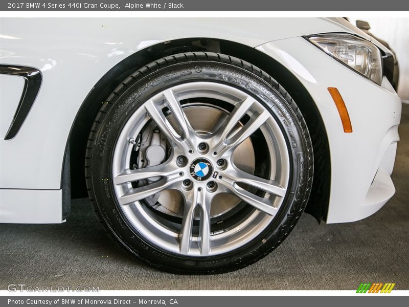 Alpine White / Black 2017 BMW 4 Series 440i Gran Coupe