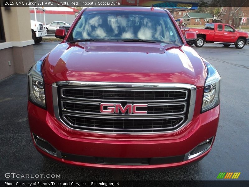 Crystal Red Tintcoat / Cocoa/Dune 2015 GMC Yukon SLT 4WD