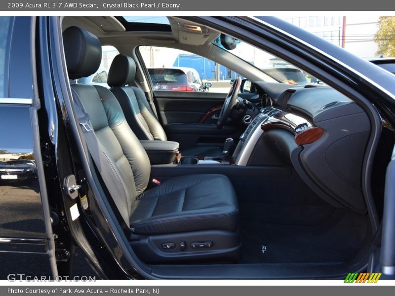 Crystal Black Pearl / Ebony 2009 Acura RL 3.7 AWD Sedan