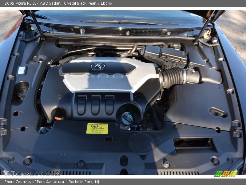 Crystal Black Pearl / Ebony 2009 Acura RL 3.7 AWD Sedan