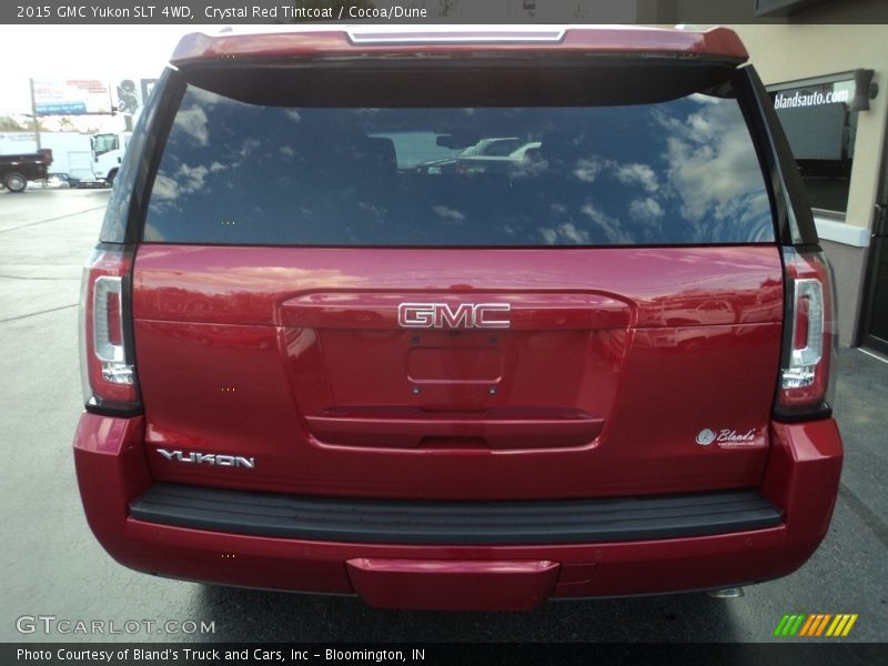 Crystal Red Tintcoat / Cocoa/Dune 2015 GMC Yukon SLT 4WD