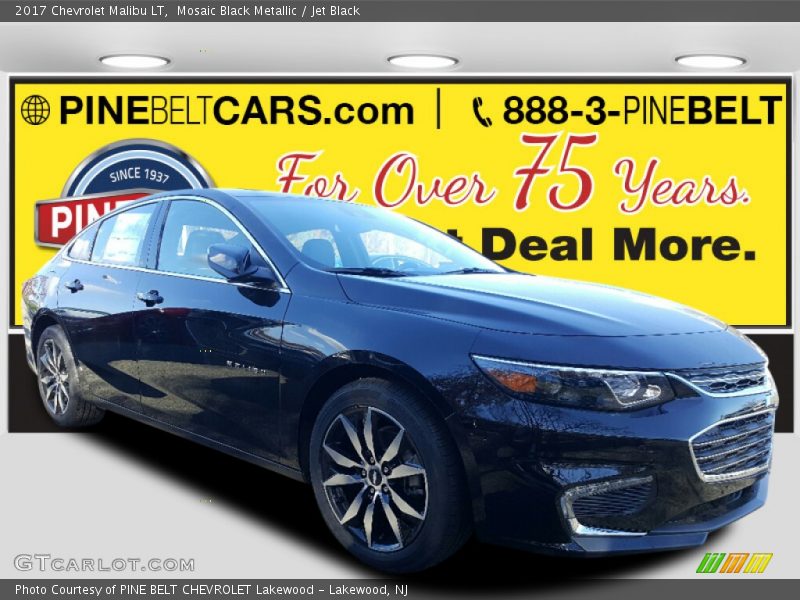 Mosaic Black Metallic / Jet Black 2017 Chevrolet Malibu LT