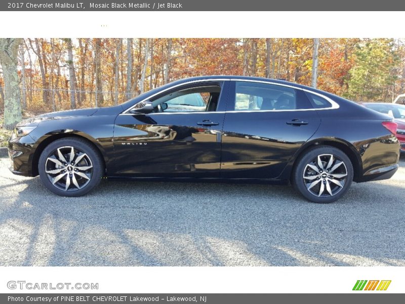 Mosaic Black Metallic / Jet Black 2017 Chevrolet Malibu LT