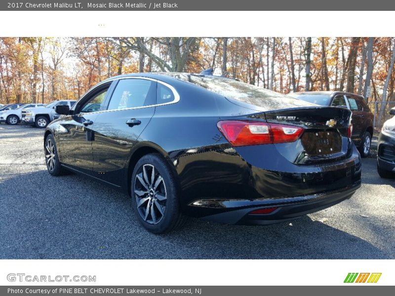 Mosaic Black Metallic / Jet Black 2017 Chevrolet Malibu LT