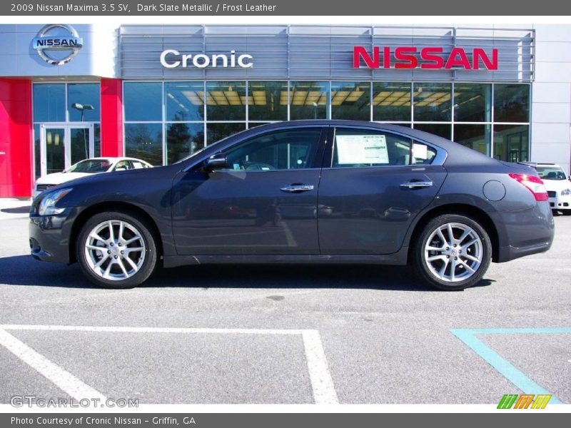 Dark Slate Metallic / Frost Leather 2009 Nissan Maxima 3.5 SV