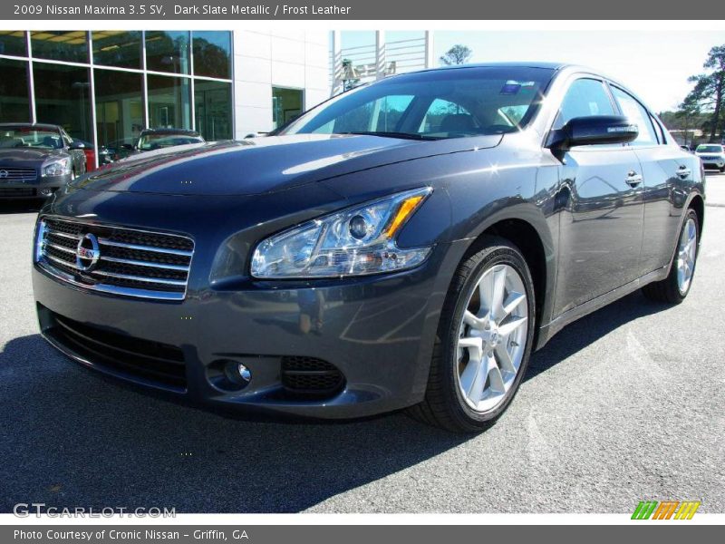 Dark Slate Metallic / Frost Leather 2009 Nissan Maxima 3.5 SV