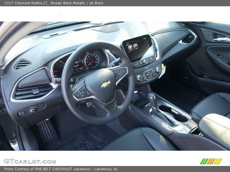 Mosaic Black Metallic / Jet Black 2017 Chevrolet Malibu LT
