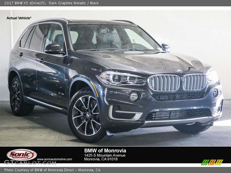 Dark Graphite Metallic / Black 2017 BMW X5 sDrive35i