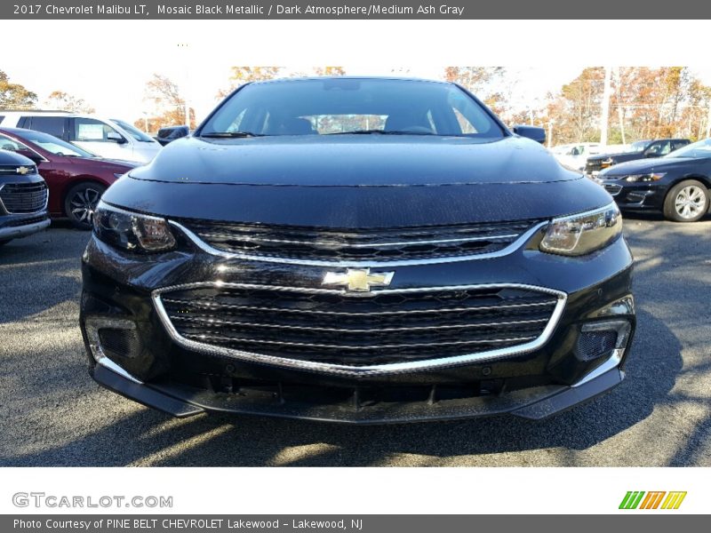 Mosaic Black Metallic / Dark Atmosphere/Medium Ash Gray 2017 Chevrolet Malibu LT
