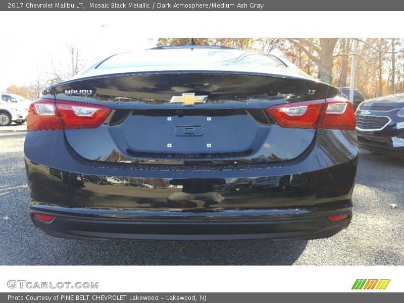 Mosaic Black Metallic / Dark Atmosphere/Medium Ash Gray 2017 Chevrolet Malibu LT