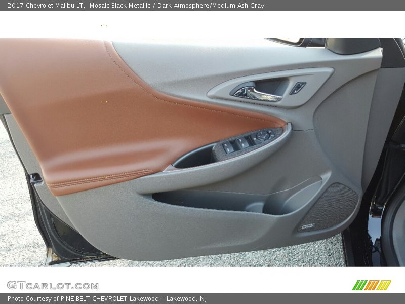 Mosaic Black Metallic / Dark Atmosphere/Medium Ash Gray 2017 Chevrolet Malibu LT