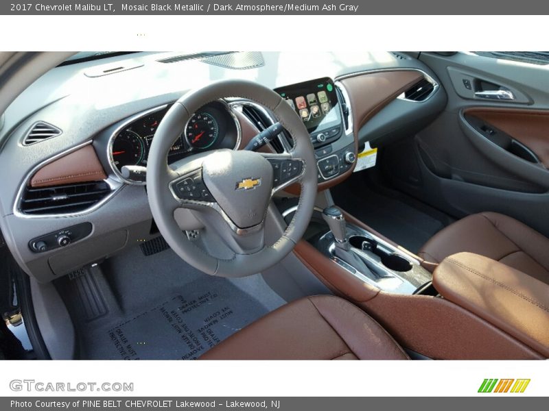 Mosaic Black Metallic / Dark Atmosphere/Medium Ash Gray 2017 Chevrolet Malibu LT