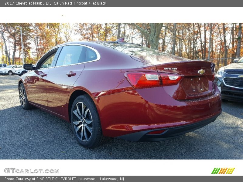 Cajun Red Tintcoat / Jet Black 2017 Chevrolet Malibu LT
