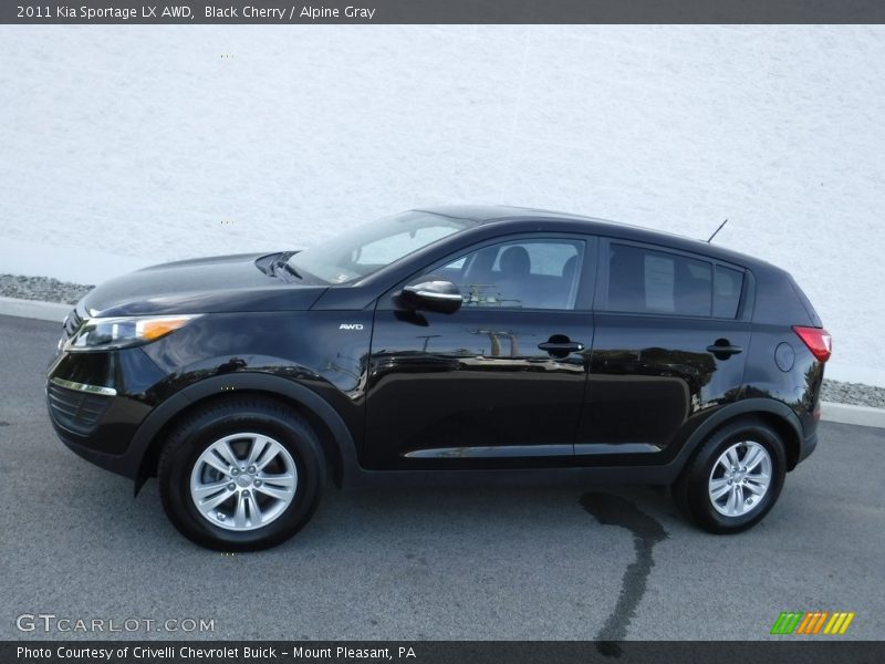 Black Cherry / Alpine Gray 2011 Kia Sportage LX AWD