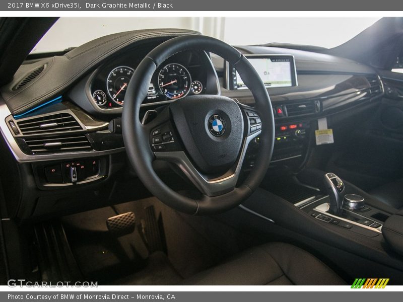 Dark Graphite Metallic / Black 2017 BMW X6 xDrive35i