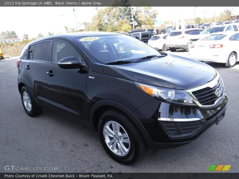 Black Cherry / Alpine Gray 2011 Kia Sportage LX AWD