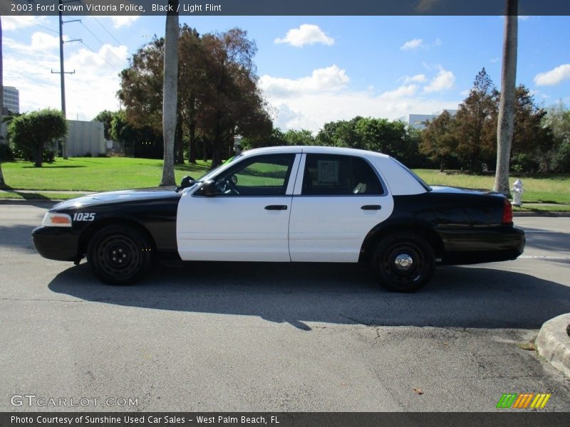 Black / Light Flint 2003 Ford Crown Victoria Police