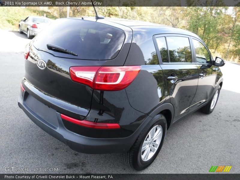 Black Cherry / Alpine Gray 2011 Kia Sportage LX AWD