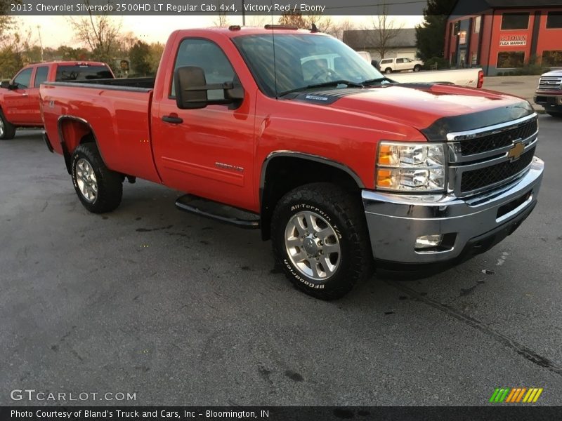 Victory Red / Ebony 2013 Chevrolet Silverado 2500HD LT Regular Cab 4x4