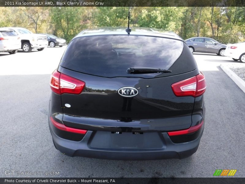 Black Cherry / Alpine Gray 2011 Kia Sportage LX AWD