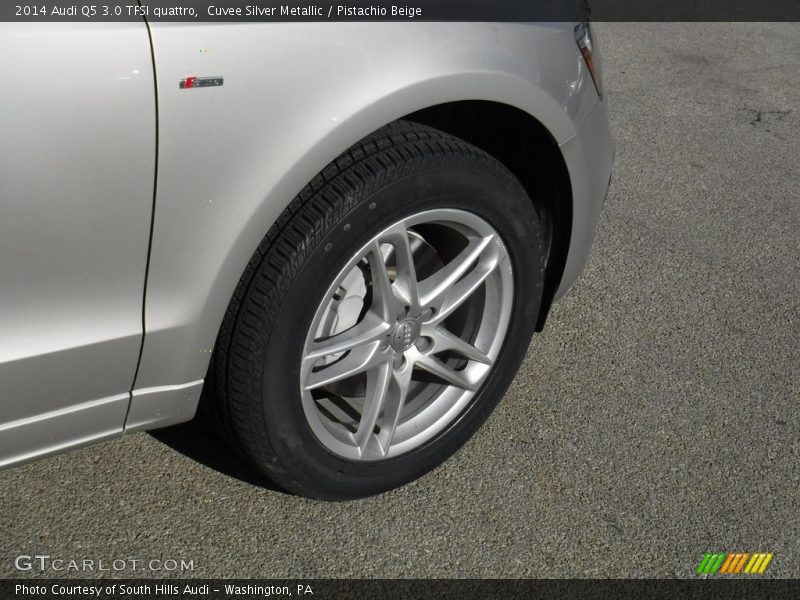 Cuvee Silver Metallic / Pistachio Beige 2014 Audi Q5 3.0 TFSI quattro