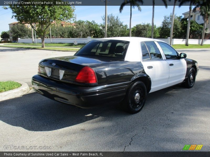 Black / Light Flint 2003 Ford Crown Victoria Police