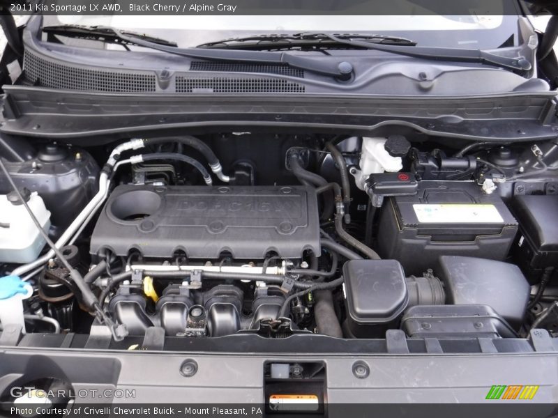 Black Cherry / Alpine Gray 2011 Kia Sportage LX AWD