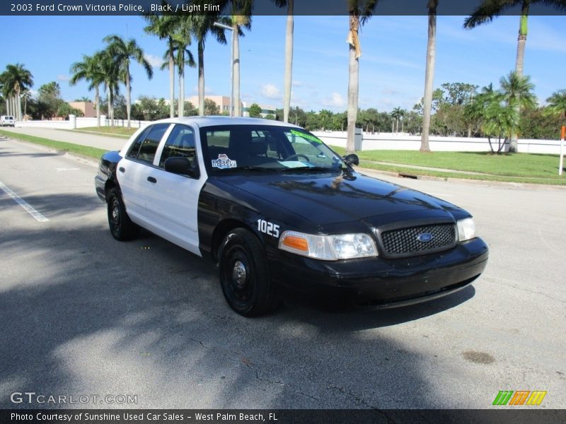 Front 3/4 View of 2003 Crown Victoria Police