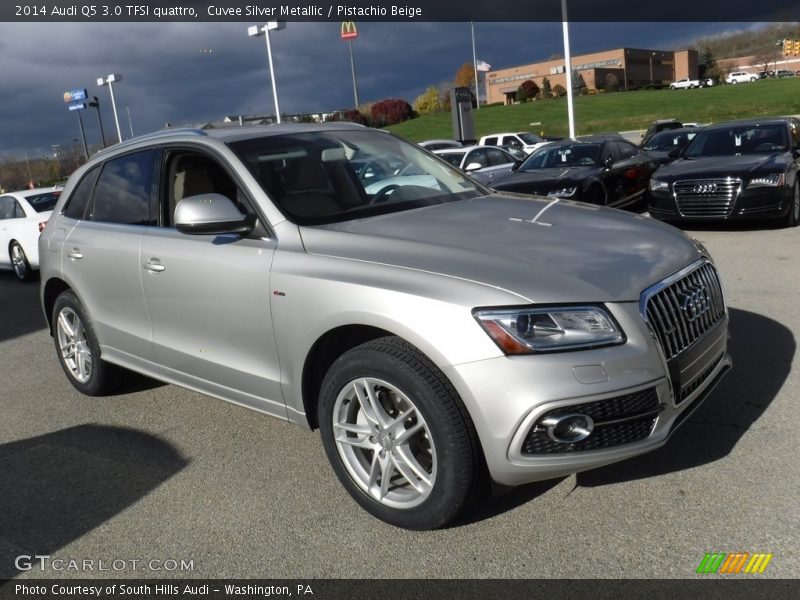 Cuvee Silver Metallic / Pistachio Beige 2014 Audi Q5 3.0 TFSI quattro