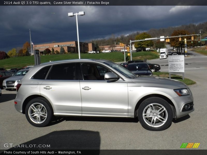 Cuvee Silver Metallic / Pistachio Beige 2014 Audi Q5 3.0 TFSI quattro