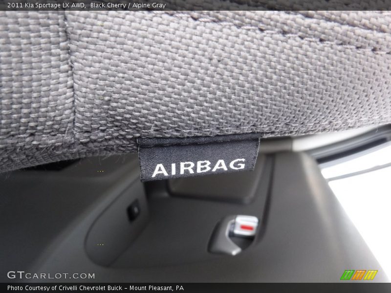 Black Cherry / Alpine Gray 2011 Kia Sportage LX AWD