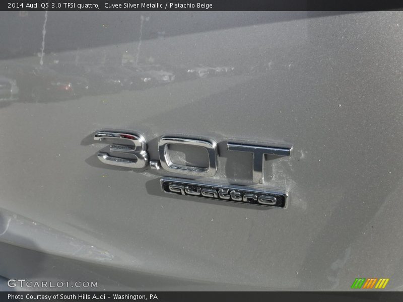 Cuvee Silver Metallic / Pistachio Beige 2014 Audi Q5 3.0 TFSI quattro