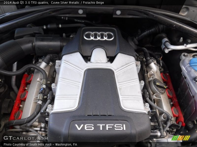 Cuvee Silver Metallic / Pistachio Beige 2014 Audi Q5 3.0 TFSI quattro