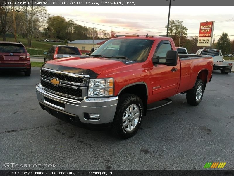 Victory Red / Ebony 2013 Chevrolet Silverado 2500HD LT Regular Cab 4x4