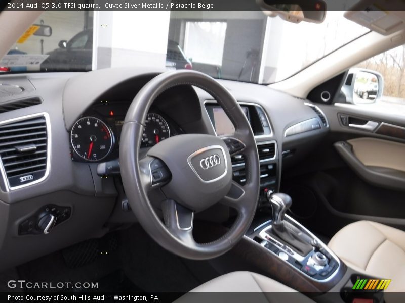 Cuvee Silver Metallic / Pistachio Beige 2014 Audi Q5 3.0 TFSI quattro