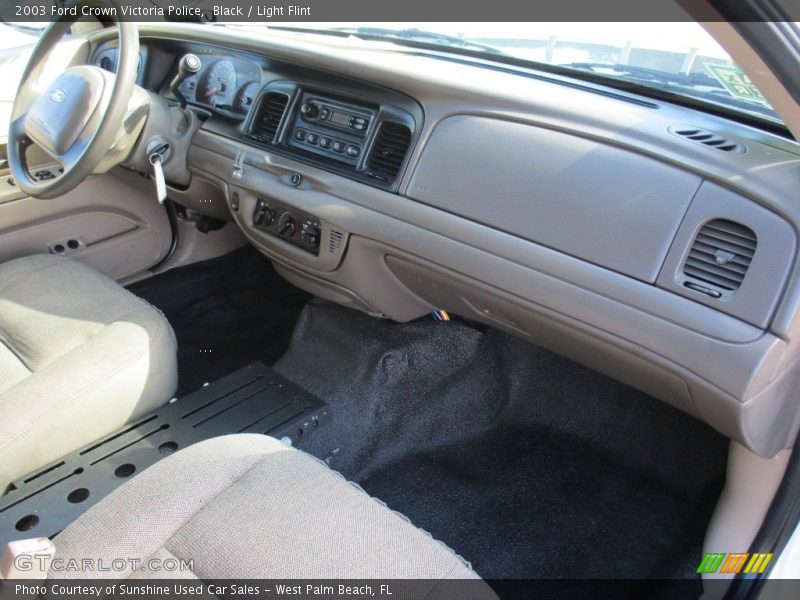 Black / Light Flint 2003 Ford Crown Victoria Police