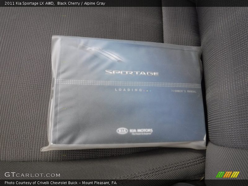 Black Cherry / Alpine Gray 2011 Kia Sportage LX AWD