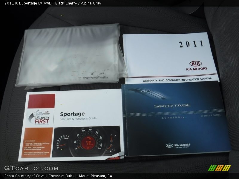 Black Cherry / Alpine Gray 2011 Kia Sportage LX AWD