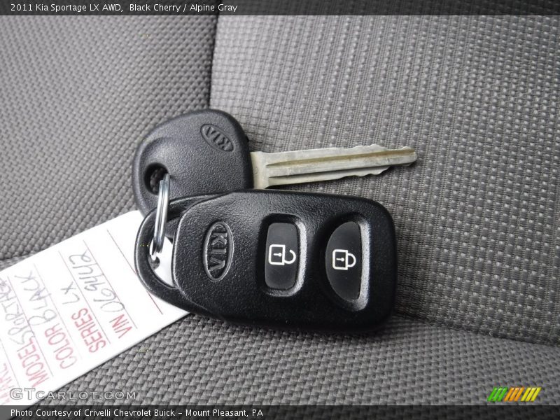 Black Cherry / Alpine Gray 2011 Kia Sportage LX AWD