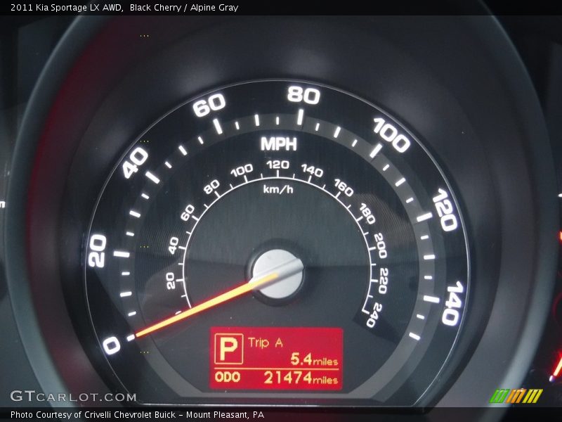 Black Cherry / Alpine Gray 2011 Kia Sportage LX AWD