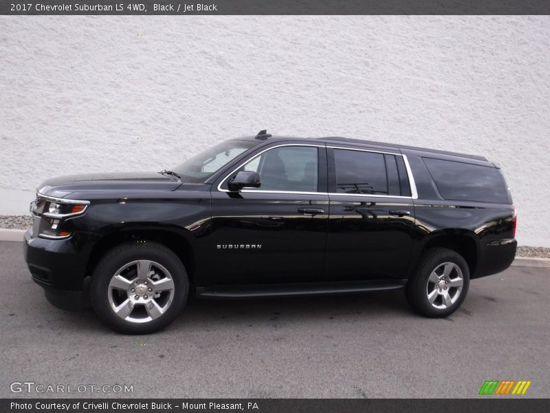 Black / Jet Black 2017 Chevrolet Suburban LS 4WD
