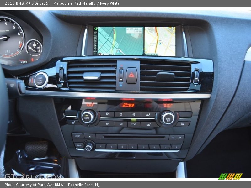 Controls of 2016 X4 xDrive35i